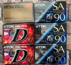 6 nieuwe cassettebandjes, 2 t/m 25 bandjes, Overige genres, Ophalen of Verzenden, Nieuw in verpakking