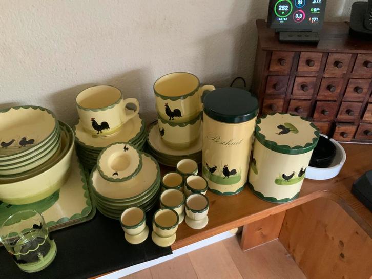 Kip en Haan. Grote collectie. Wegens verhuizing te koop, Huis en Inrichting, Keuken | Servies, Zo goed als nieuw, Compleet servies