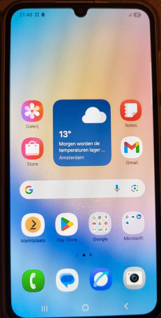 Samsung A34 5G Awesome Lime - Nieuwstaat + Lederen Hoes, Telecommunicatie, Mobiele telefoons | Samsung, Ophalen