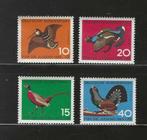 Duitsland 464-467 vogels van het land fauna 1965 serie postf, Verzenden, Postfris, Dier of Natuur