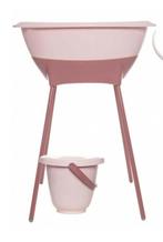 baby badje roze luma met inleg zitje en luier emmer., Ophalen, Gebruikt, Badje, Overige merken