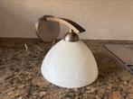 Vintage wandlamp, Huis en Inrichting, Lampen | Wandlampen, Ophalen of Verzenden, Zo goed als nieuw, Glas