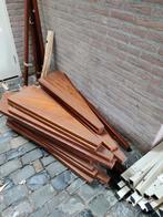 Hardhouten Iroko/ Meranti traptreden, Doe-het-zelf en Verbouw, Gebruikt, Ophalen of Verzenden, 50 mm of meer, Balk