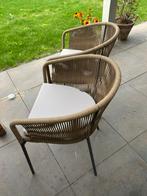 2 tuinstoelen, Tuin en Terras, Ophalen of Verzenden, Zo goed als nieuw, Aluminium