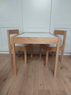 Lätt kindertafel met stoelen, Ophalen, Zo goed als nieuw, Stoel(en)