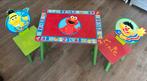 Leuke Bert en Ernie tafel en stoelen, Ophalen, Gebruikt, Tafel(s) en Stoel(en)