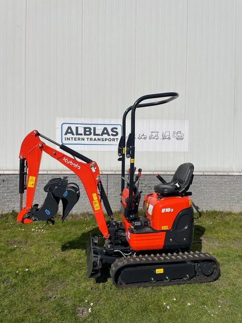 Kubota NIEUWE U10-3 ! Ongebruikt type zonder joysticks, Zakelijke goederen, Machines en Bouw | Kranen en Graafmachines, Graafmachine