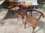 Vier Thonet café stoelen, Vier, Gebruikt, Bruin, Hout