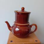 Koffiepot antiek vintage, bruin keramiek Villeroy & Boch, Antiek en Kunst, Antiek | Keukenbenodigdheden, Ophalen of Verzenden