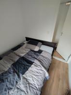 IKEA Hemnes bedframe 140x200 cm + 2 lattenbodems, Huis en Inrichting, Slaapkamer | Bedden, Ophalen, Gebruikt, Zwart, Tweepersoons