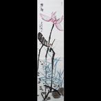 originele Chinese schilderij sinterklaascadeau huisdecorati, Antiek en Kunst, Kunst | Schilderijen | Klassiek, Ophalen of Verzenden
