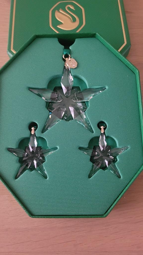 Swarovski 2025 Lim Ed Kerstster 3e set. Helder. Kristallijn, Swarovski@.com, Wattens, Nieuw, Ophalen of Verzenden