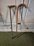 2 antieke wandelstokken, Diversen, Wandelstokken, Ophalen, Gebruikt