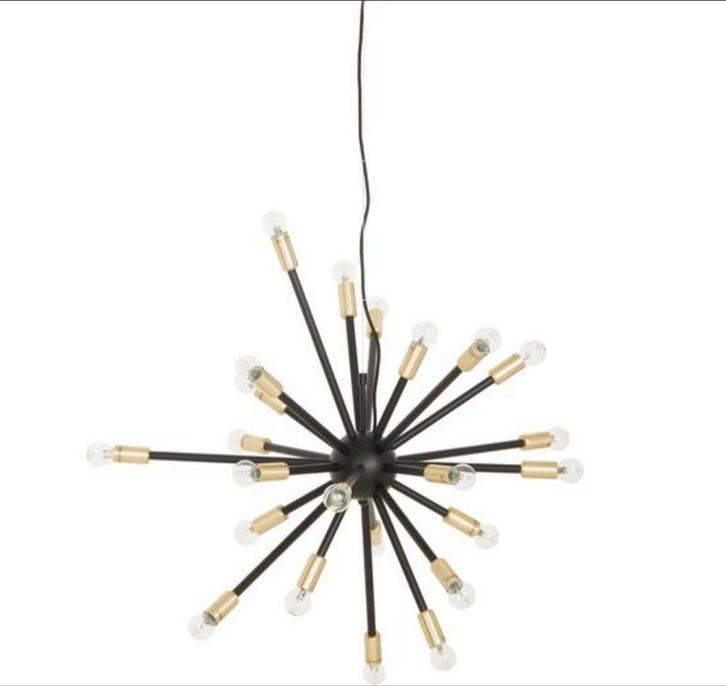 Westwing Spike Hanglamp - Zo goed als nieuw!, Huis en Inrichting, Lampen | Hanglampen, Zo goed als nieuw, 50 tot 75 cm, Metaal