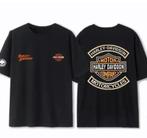 Harley Davidson dubbelzijdig bedrukt shirt 100% katoen, Motoren, Kleding | Motorkleding, Nieuw met kaartje, Jas | textiel