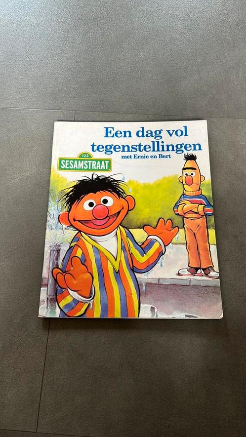 Een dag vol tegenstellingen – met Ernie en Bert, Boeken, Kinderboeken | Baby's en Peuters, Zo goed als nieuw, Ophalen of Verzenden