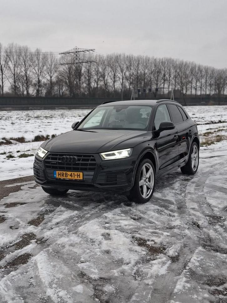 Audi Q5 2.0 Tfsi Quattro 252pk S Tronic 2018 Zwart, Auto's, Audi, Particulier, Q5, 4x4, ABS, Airbags, Alarm, Bluetooth, Boordcomputer