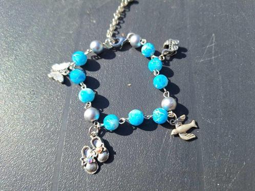 Mooie bedelarmband !!, Sieraden, Tassen en Uiterlijk, Armbanden, Zo goed als nieuw, Overige materialen, Zilver, Ophalen of Verzenden
