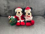 Disney kerst knuffels van mickey en Minnie Mouse 25 cm, Ophalen of Verzenden, Mickey Mouse, Knuffel