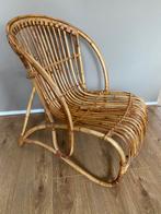 Vintage Rohe Noordwolde rotan fauteuil jaren 60, Gebruikt, Ophalen of Verzenden