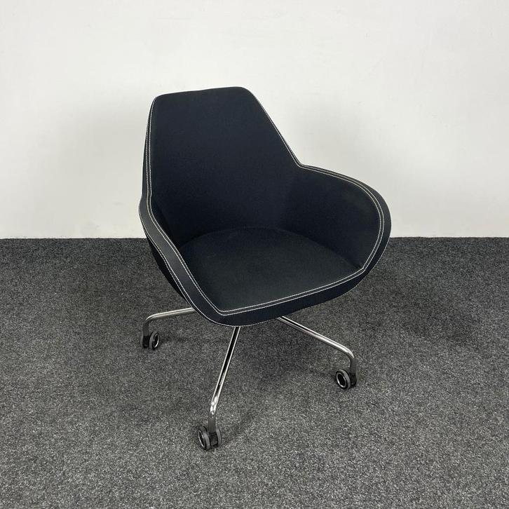 Profim 10H Vergaderstoel - Zwarte Zitting 25296, Huis en Inrichting, Stoelen, Eén, Zwart, Ophalen