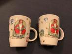 2 sinterklaasmokken JET TER STEEGE/als nieuw, Ophalen of Verzenden, Zo goed als nieuw, Porselein, Overige stijlen