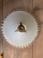 Prachtige artdeco Franse opaline lampenkap gekarteld randje, Antiek en Kunst, Antiek | Lampen, Ophalen of Verzenden