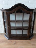 Antiek Vitrinekastje hangend, Ophalen, Gebruikt, 50 tot 100 cm, Minder dan 100 cm