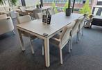 Tuintafel + 6 stoelen, Ophalen of Verzenden, Zo goed als nieuw