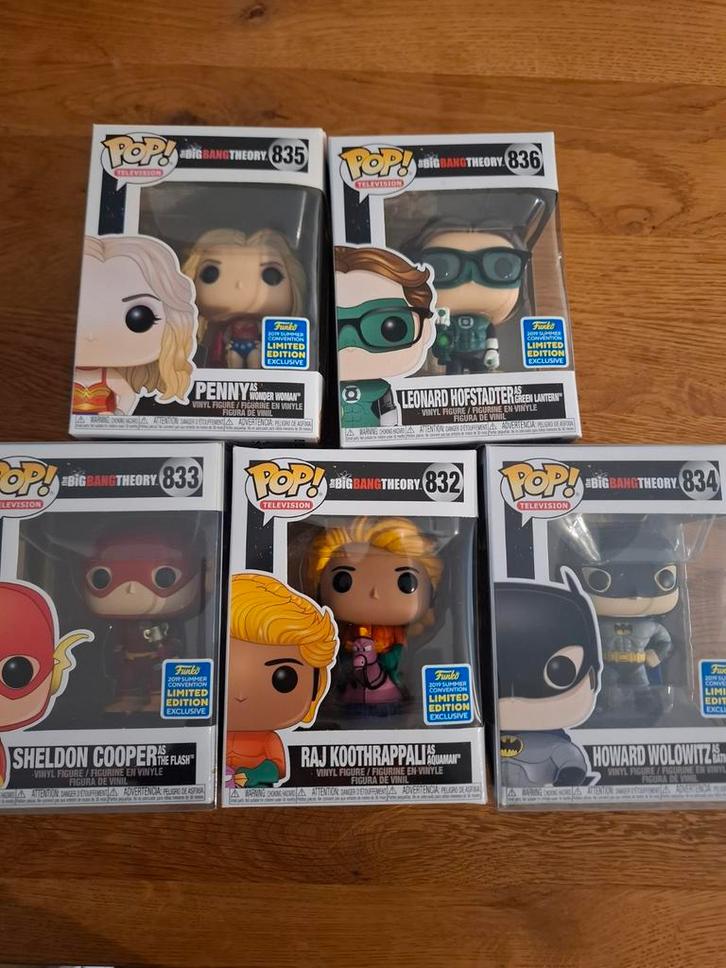 Funko Pop! Big Bang Theory Set - Limited Editions, Verzamelen, Poppetjes en Figuurtjes, Zo goed als nieuw, Ophalen of Verzenden