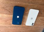 2 x iPhone 12 (wit 128GB blauw 64GB), 128 GB, Blauw, 77 %, Ophalen of Verzenden