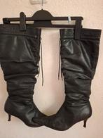 Zwarten leren dames laarzen, Tamaris, Hoge laarzen, Zwart, Ophalen of Verzenden