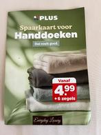 Plus handdoek zegels, Ophalen of Verzenden