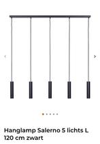 Lamp, Huis en Inrichting, Lampen | Hanglampen, Strak zwart metaal, Ophalen of Verzenden, Zo goed als nieuw, Metaal