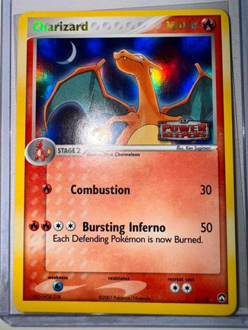 Charizard reverse holo + stamp 6/108 beschikbaar voor biedingen