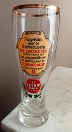 3 VINTAGE LEEUW BIER GLAZEN, Verzamelen, Ophalen of Verzenden, Zo goed als nieuw, Glas of Glazen, Overige merken