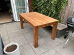 Massief Teakhouten Eettafel - 160x90x79 cm - Binnen/buiten, Ophalen, Teakhout, 50 tot 100 cm, Zo goed als nieuw