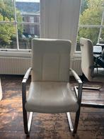 Witte stoelen, Huis en Inrichting, Stoelen, Ophalen, Gebruikt, Wit