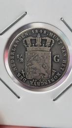 Fraaie Halve Gulden 1848, Postzegels en Munten, Munten | Nederland, ½ gulden, Zilver, Ophalen of Verzenden, Losse munt