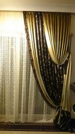 Prachtige designgordijn voor €100, Huis en Inrichting, Stoffering | Gordijnen en Lamellen, Ophalen, Zo goed als nieuw, 200 cm of meer