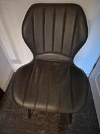 4 Antraciet/grijze Eetkamerstoelen Kwantum Venosta, Huis en Inrichting, Stoelen, Ophalen, Gebruikt, Grijs, Vier