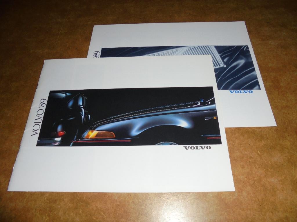 brochure Volvo modellenprogramma  1989, Ophalen of Verzenden, Zo goed als nieuw, Overige merken