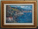 Olieverfschilderij - Marino Faliero - Amalfikust, Verzenden