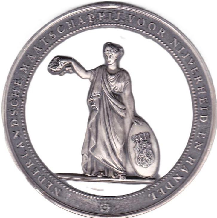 VERMEERDERING VAN VOLKSWELVAART HET DOEL DER MAATSCHAPPIJ, Postzegels en Munten, Penningen en Medailles, Overige materialen, Ophalen of Verzenden