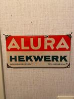 Emaile bord alura hekwerk ., Reclamebord, Gebruikt, Ophalen of Verzenden