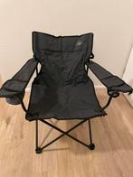 Basecamp opklapbaar camping/visser-stoel, grijs, Caravans en Kamperen, Ophalen, Gebruikt, Campingstoel