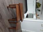 Eikenhouten Bijzettafeltjes, Minder dan 55 cm, Gebruikt, Eiken, Rechthoekig
