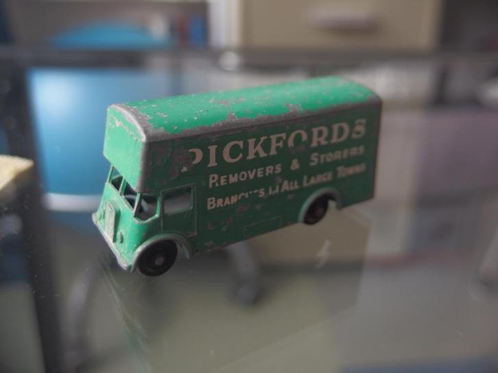 Matchbox Pickford Removal Van/verhuiswagen no 40 (1963-67), Hobby en Vrije tijd, Modelauto's | 1:50, Gebruikt, Bus of Vrachtwagen