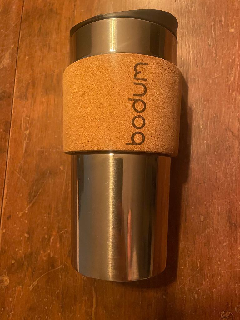 Bodum Thermomok Reisbeker RVS, Overige materialen, Gebruikt, Overige typen, Ophalen of Verzenden