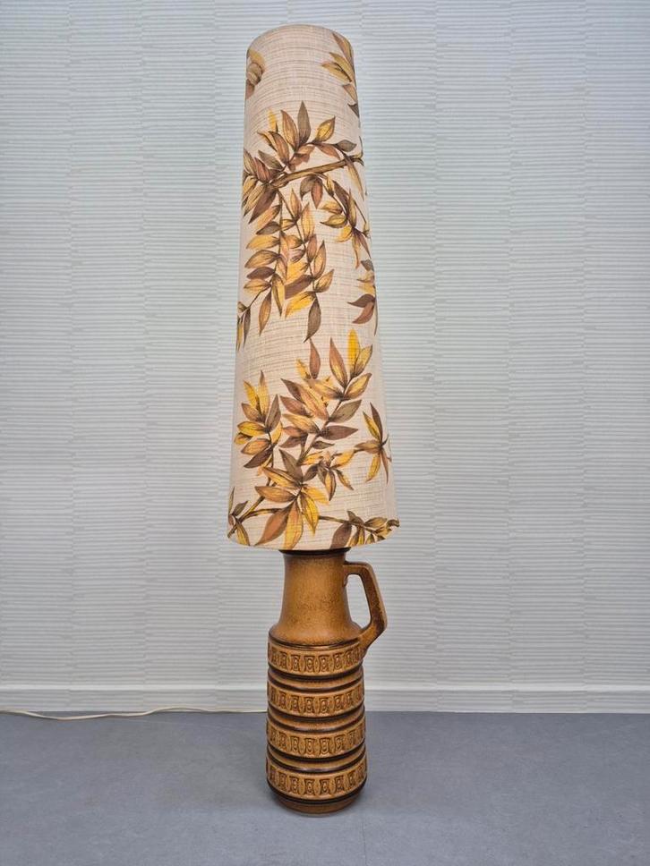 Vloerlamp Scheurich West-Germany. Vintage XXL lamp., Huis en Inrichting, Lampen | Vloerlampen, Ophalen of Verzenden